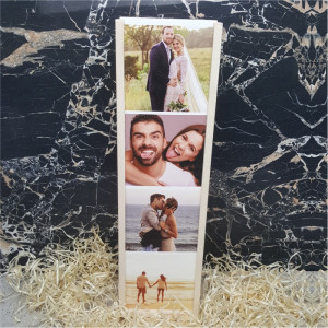 Cutie de vin personalizata cu 4 poze