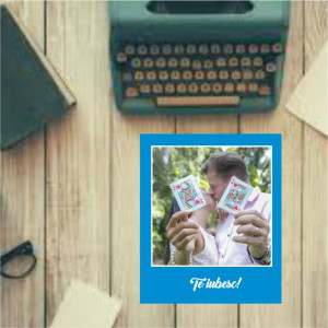 Fotografie cu text -Sky blue-