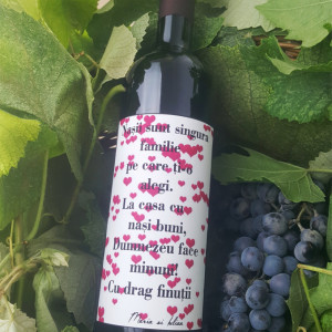 Vin personalizat pentru nași 2