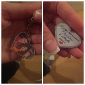 Breloc personalizat inimioara