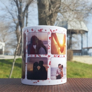Cana personalizata cu 6 poze