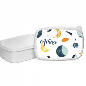 Lunch Box personalizat  cu text L