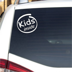 Sticker auto -Kids inside-