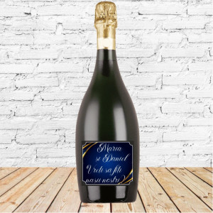 Vin spumant personalizat cu text 4