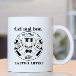 Cană personalizată pentru cel mai bun tattoo artist