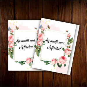 Felicitare personalizata cu text -FR-