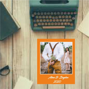 Fotografie cu text -Portocalie-