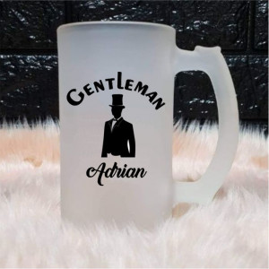 Halbă personalizată -Gentleman-