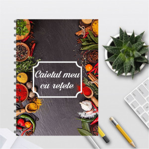 Notebook personalizat cu text-Retete-