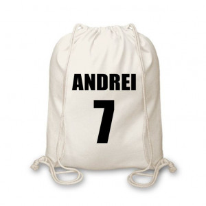 Rucsac personalizat cu nume si numar