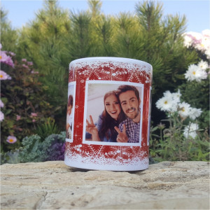 Cana personalizata cu 3 poze M2