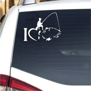 Sticker auto -Pescar-