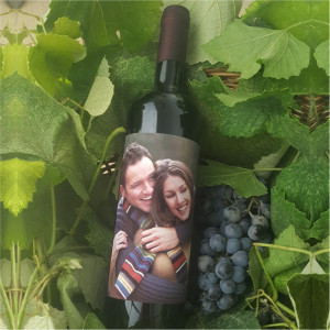 Vin personalizat cu o poza