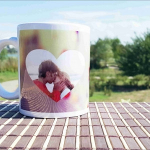 Cana personalizata Love cu poza si text