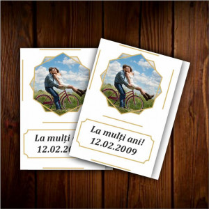Felicitare personalizata cu poza si text -EL-