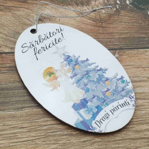 Ornament pom - DRAGI PARINTI-