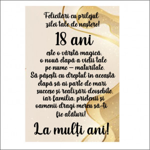 Vin personalizat -La mulți ani-