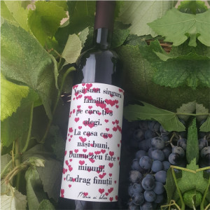 Vin personalizat pentru nași 2