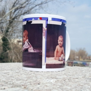 Cana personalizata cu 3 poze