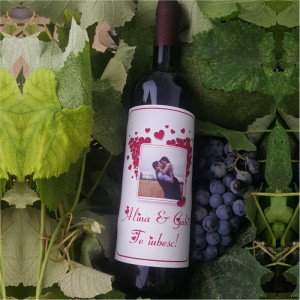 Vin personalizat cu o poza si text MD4