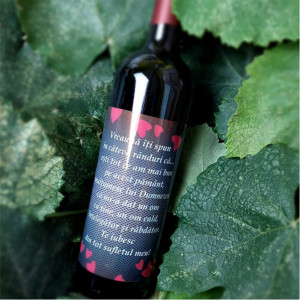 vin personalizat -Te iubesc-