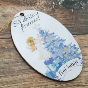Ornament pom -FINI IUBITI-
