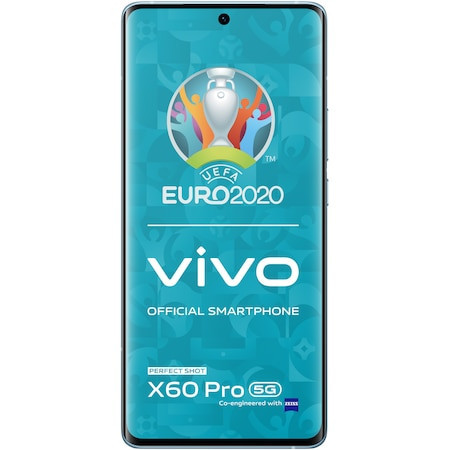 Telefon mobil Vivo X60 Pro, Dual SIM, 12GB RAM, 256GB, 5G, Shimmer blue