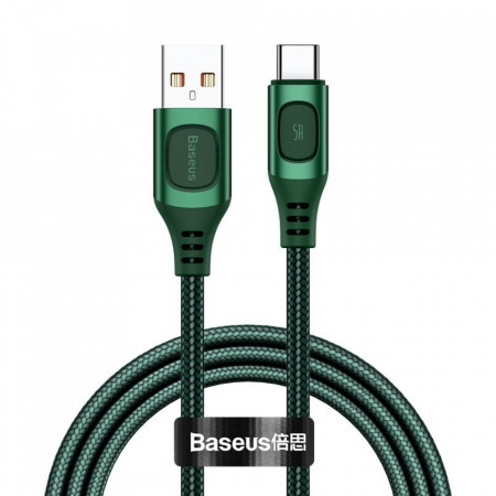 Cablu Baseus USB la USB Type-C, Quick Charge, 5A - 1m