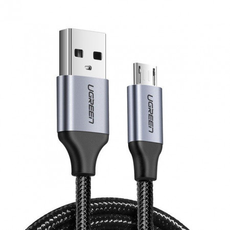 Cablu de date micro USB UGREEN QC 3.0 2.4A 0.25m