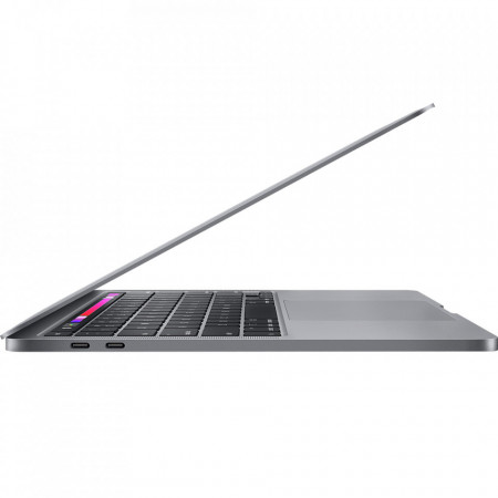 RESIGILAT- APPLE Laptop Macbook Pro 13'' 2020 M1, MYD82, 256GB SSD, 8GB RAM, CPU 8-core, DisplayPort, Thunderbolt 3, Tastatura layout INT, Space Gray (Gri)