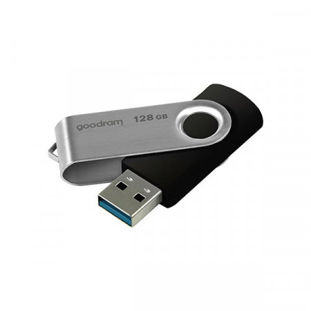 Stick USB Goodram 128 GB USB 3.2 Gen 1 60 MB/s (rd) - 20 MB/s (wr) flash drive black (UTS3-1280K0R11)