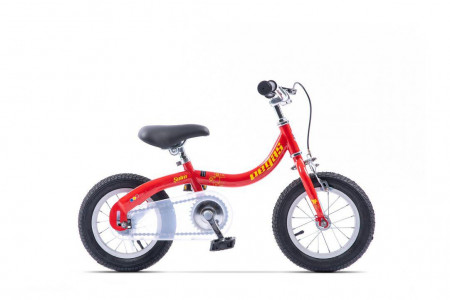 Bicicleta Pegas Soim 2in1 pentru copii, 12", Rosu