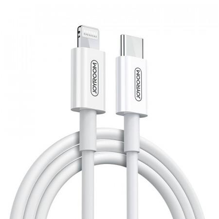 Cablu Joyroom fast charging USB Type C - Lightning (MFI certificate) Power Delivery 3 A 1,2 m white (S-M420)