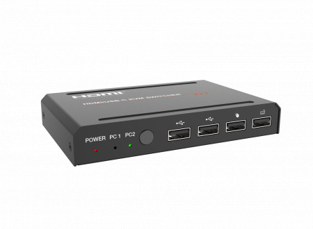 KVM Switcher HDMI/USB-C 2x1 Evoconnect HDC-SWB21HCK