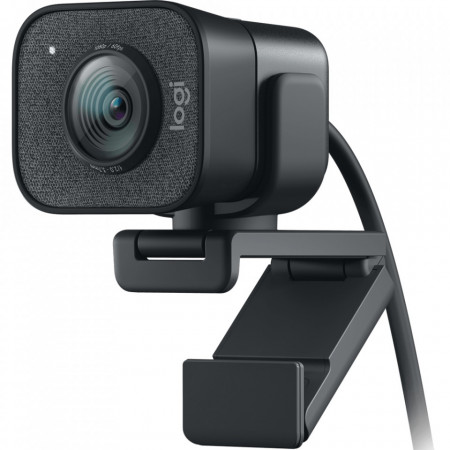 LOGITECH Camera Web Stream Cam Full HD USB C Negru