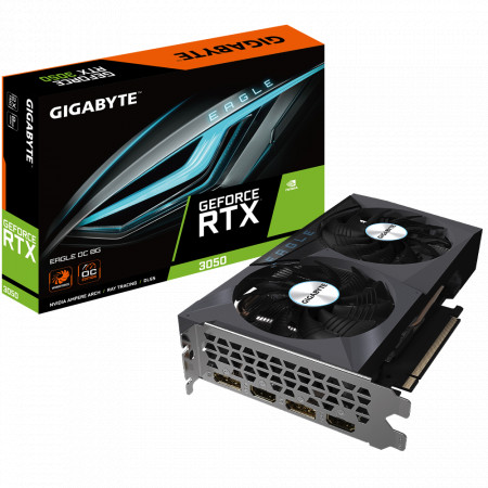 Placa video Gigabyte GeForce® RTX™ 3050 EAGLE OC, 8GB GDDR6, 128-bit
