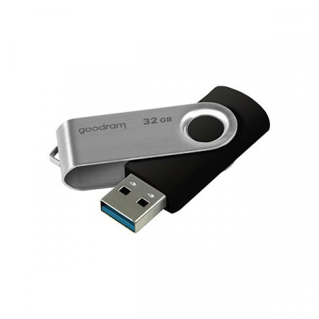 Stick USB Goodram 32 GB USB 3.2 Gen 1 60 MB/s (rd) - 20 MB/s (wr) flash drive black (UTS3-1280K0R11)