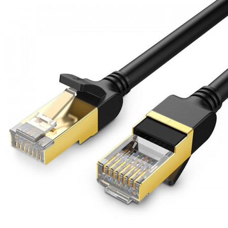 Cablu Ethernet UGREEN NW107 RJ45 , Cat.7, STP, 5m (Black)