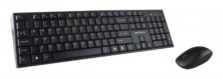 Kit tastatura + mouse Serioux NK9800WR, Wireless, Negru