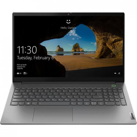 Laptop Lenovo ThinkBook 15 G3 ACL cu procesor AMD Ryzen 7 5700U, 15.6", Full HD, 16GB, 512GB SSD, AMD Radeon Graphics, Windows 10 Pro, Mineral Grey