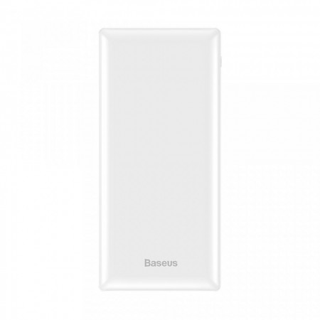 Baterie externa Baseus Mini JA , 30000 mAh, porturi 2xUSB QC3.0, 1xUSB C-PD ,1xLightning , 1x Micro USB , 3A , Alb