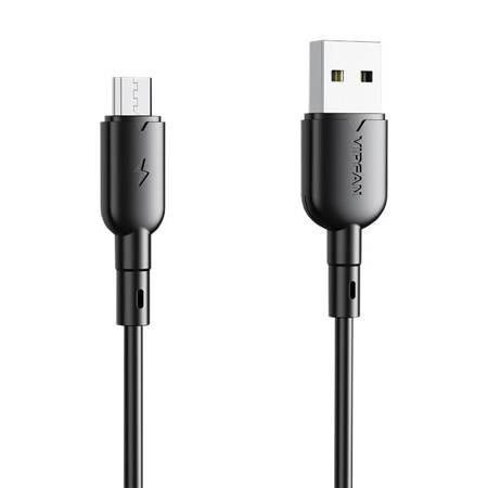 Cablu USB la Micro USB Vipfan Colorful X11, 3A, 1m (negru)