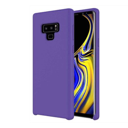 Husa telefon din silicon flexibil cu interior din material impotriva zgarieturilor , Gema Mixt pentru Samsung Note 9 N960 , mov