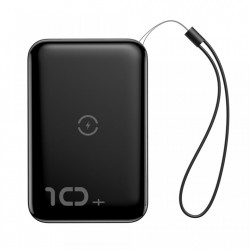 Baterie externa/Power bank Wireless 10 W , Baseus mini S , 10000 mAh 18 w ,
