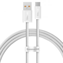 Cablu USB Baseus Dynamic Series - USB tip C 100W 1m alb (CALD000616)