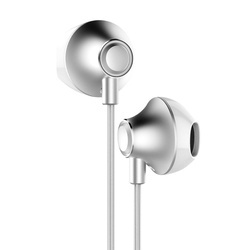 Casti audio telefon cu telecomanda pentru controlul volumului , Baseus Enock H06 , jack 3.5 mm , gri