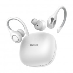 Casti wireless Baseus Encok W17, bluetooth 5.0 - alb