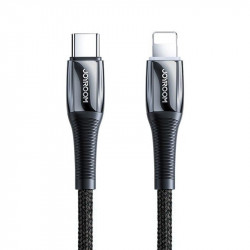 Joyroom USB tip C - Cablu Lightning Putere de livrare 20W 2.4A 1.2m negru (S-1224K2 Negru)