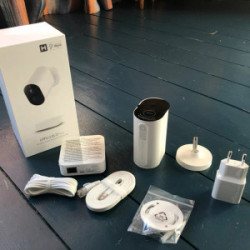 Kit Xiaomi Imilab EC2 camera de supraveghere pentru exterior wireless, gateway, compatibil Mi Home EU, senzori IR, IP66, 1080P, versiune EU