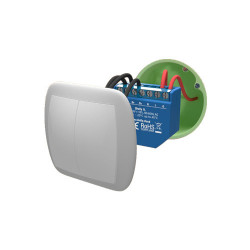 Releu inteligent pentru automatizari Shelly 1L, Wi-Fi, 20 W, Control aplicatie, Compatibil cu Amazon Alexa & Google Assistant